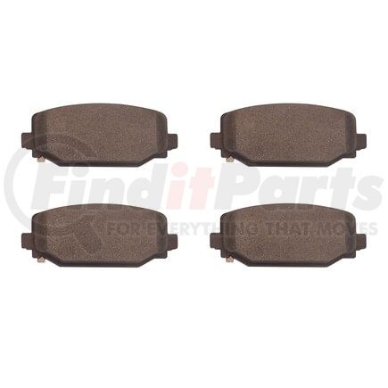 1551-2411-00 by DYNAMIC FRICTION COMPANY - 5000 Advanced Brake Pads - Ceramic