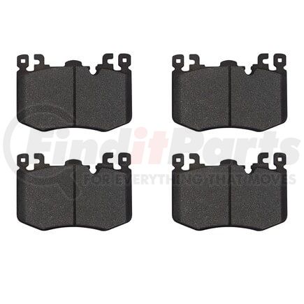 1551-2431-00 by DYNAMIC FRICTION COMPANY - Disc Brake Pad Set - 5000 Advanced Brake Pads, Ceramic