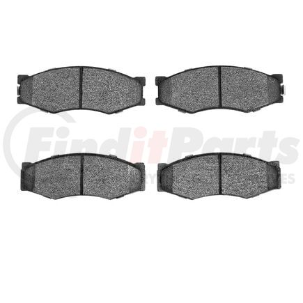 1552-0266-00 by DYNAMIC FRICTION COMPANY - 5000 Advanced Brake Pads - Semi Metallic