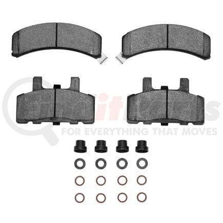 1552-0369-01 by DYNAMIC FRICTION COMPANY - 5000 Advanced Pads - Semi-Metallic and Hardware Kit