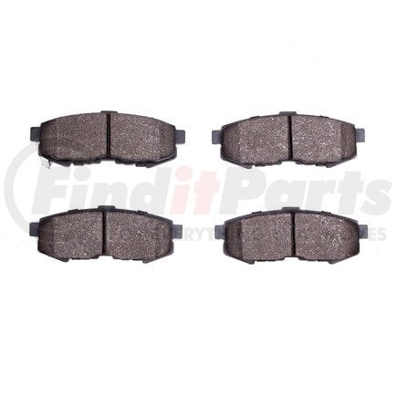 1551-1073-00 by DYNAMIC FRICTION COMPANY - 5000 Advanced Brake Pads - Ceramic