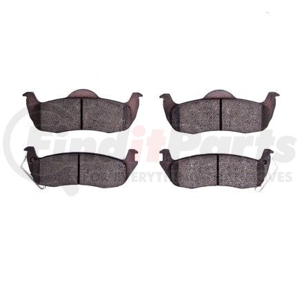 1551-1087-00 by DYNAMIC FRICTION COMPANY - 5000 Advanced Brake Pads - Ceramic