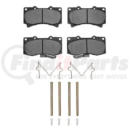 1551-1119-01 by DYNAMIC FRICTION COMPANY - 5000 Advanced Pads - Ceramic and Hardware Kit