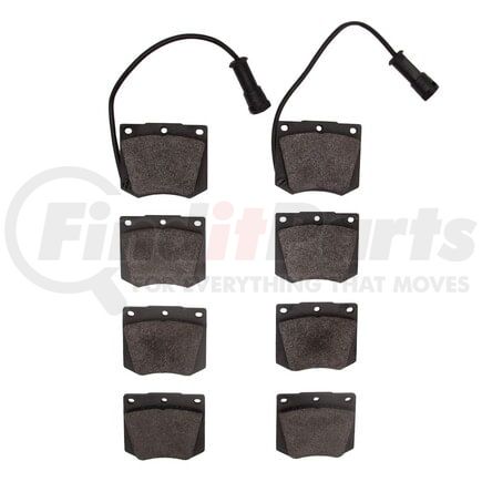 1551-1153-00 by DYNAMIC FRICTION COMPANY - 5000 Advanced Brake Pads - Low Metallic