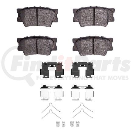 1310-1632-01 by DYNAMIC FRICTION COMPANY - 3000 Ceramic Pads and Hardware Kit