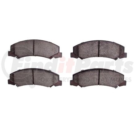 1551-1159-00 by DYNAMIC FRICTION COMPANY - 5000 Advanced Brake Pads - Low Metallic