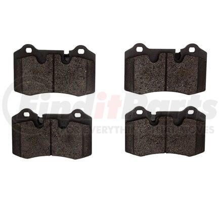 1551-1166-10 by DYNAMIC FRICTION COMPANY - 5000 Advanced Brake Pads - Low Metallic