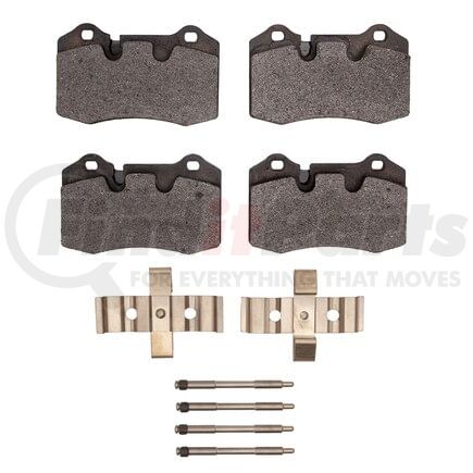 1551-1166-01 by DYNAMIC FRICTION COMPANY - 5000 Advanced Pads - Low-Metallic and Hardware Kit