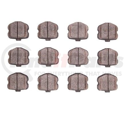 1551-1185-00 by DYNAMIC FRICTION COMPANY - 5000 Advanced Brake Pads - Low Metallic