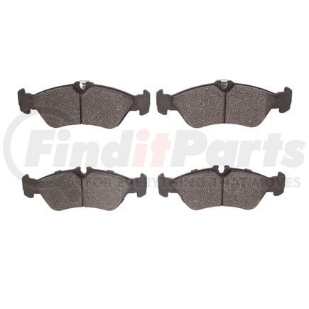 1551-1229-00 by DYNAMIC FRICTION COMPANY - 5000 Advanced Brake Pads - Low Metallic