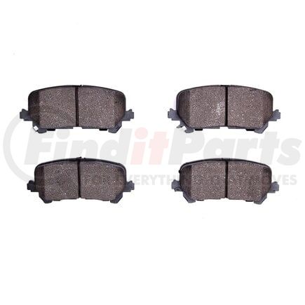 1310-1724-00 by DYNAMIC FRICTION COMPANY - 3000 Ceramic Brake Pads