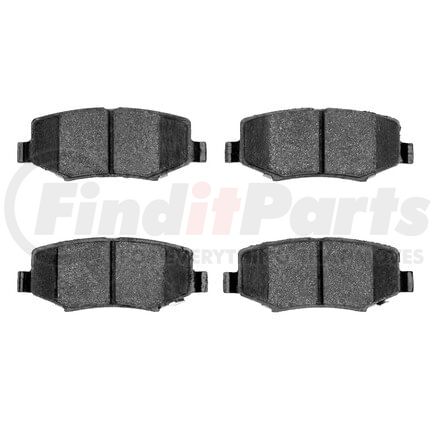 1551-1274-00 by DYNAMIC FRICTION COMPANY - 5000 Advanced Brake Pads - Semi Metallic