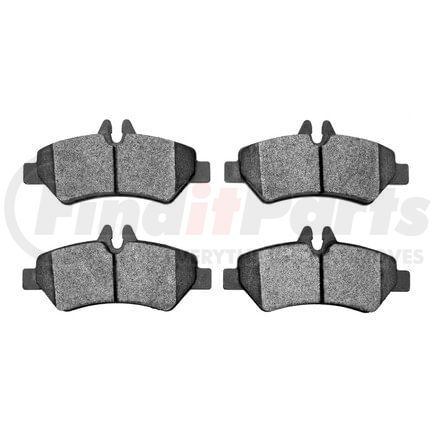 1551-1317-00 by DYNAMIC FRICTION COMPANY - 5000 Advanced Brake Pads - Semi Metallic