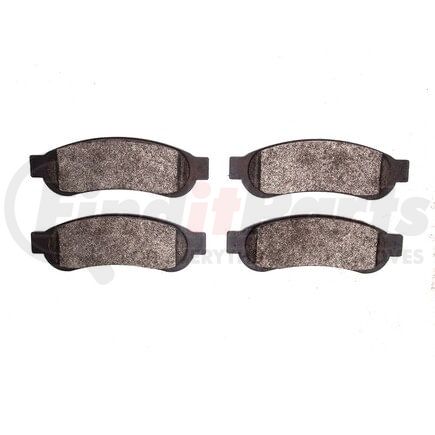 1551-1334-00 by DYNAMIC FRICTION COMPANY - 5000 Advanced Brake Pads - Semi Metallic