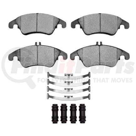 1551-1342-01 by DYNAMIC FRICTION COMPANY - 5000 Advanced Pads - Ceramic and Hardware Kit