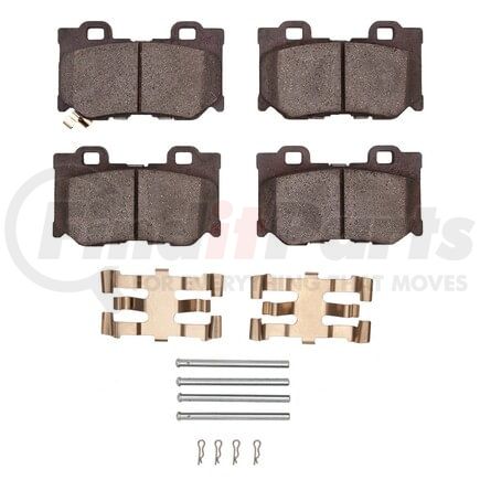 1551-1347-01 by DYNAMIC FRICTION COMPANY - 5000 Advanced Pads - Ceramic and Hardware Kit