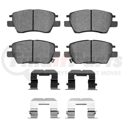1310-1844-01 by DYNAMIC FRICTION COMPANY - 3000 Ceramic Pads and Hardware Kit