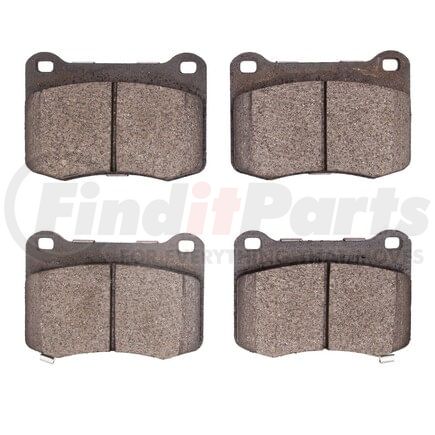 1551-1366-00 by DYNAMIC FRICTION COMPANY - 5000 Advanced Brake Pads - Low Metallic