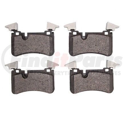 1551-1373-00 by DYNAMIC FRICTION COMPANY - 5000 Advanced Brake Pads - Low Metallic