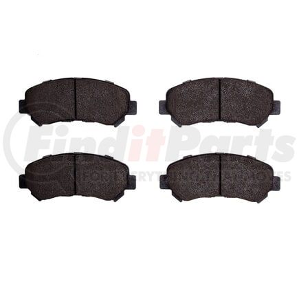 1551-1374-00 by DYNAMIC FRICTION COMPANY - 5000 Advanced Brake Pads - Ceramic