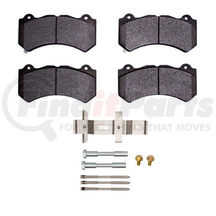 1551-1405-01 by DYNAMIC FRICTION COMPANY - 5000 Advanced Pads - Low-Metallic and Hardware Kit