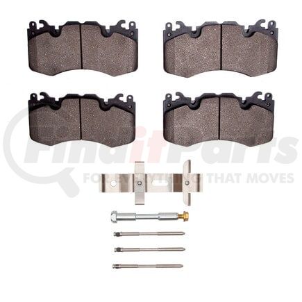 1551-1426-01 by DYNAMIC FRICTION COMPANY - 5000 Advanced Pads - Low-Metallic and Hardware Kit