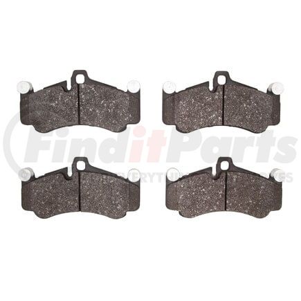 1551-1431-00 by DYNAMIC FRICTION COMPANY - 5000 Advanced Brake Pads - Low Metallic