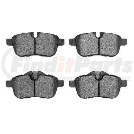 1551-1433-00 by DYNAMIC FRICTION COMPANY - 5000 Advanced Brake Pads - Low Metallic