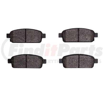 1551-1468-00 by DYNAMIC FRICTION COMPANY - 5000 Advanced Brake Pads - Ceramic