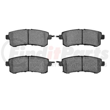 1551-1510-00 by DYNAMIC FRICTION COMPANY - 5000 Advanced Brake Pads - Ceramic