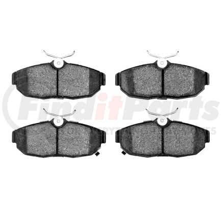 1551-1562-00 by DYNAMIC FRICTION COMPANY - 5000 Advanced Brake Pads - Low Metallic