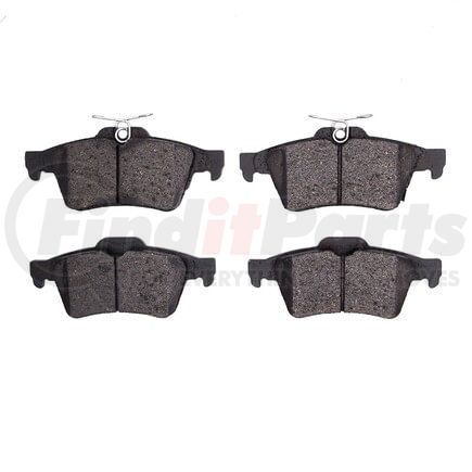 1551-1564-00 by DYNAMIC FRICTION COMPANY - 5000 Advanced Brake Pads - Low Metallic