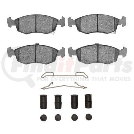 1551-1568-01 by DYNAMIC FRICTION COMPANY - 5000 Advanced Pads - Ceramic and Hardware Kit