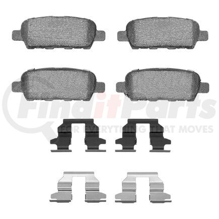 1600-0905-01 by DYNAMIC FRICTION COMPANY - 5000 Euro Ceramic Pad and Hardware Kit