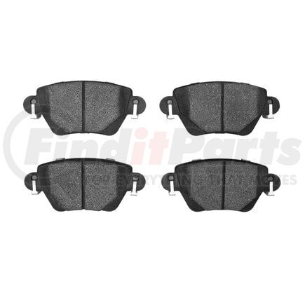 1600-0911-00 by DYNAMIC FRICTION COMPANY - 5000 Euro Ceramic Brake Pads