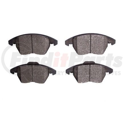 1311-1107-00 by DYNAMIC FRICTION COMPANY - 3000 Semi-Metallic Brake Pads