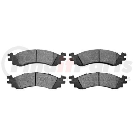 1311-1158-00 by DYNAMIC FRICTION COMPANY - 3000 Semi-Metallic Brake Pads