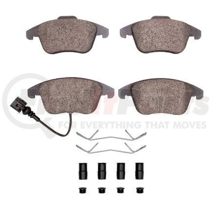 1600-1375-01 by DYNAMIC FRICTION COMPANY - 5000 Euro Ceramic Pad and Hardware Kit