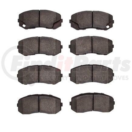 1311-1265-00 by DYNAMIC FRICTION COMPANY - 3000 Semi-Metallic Brake Pads