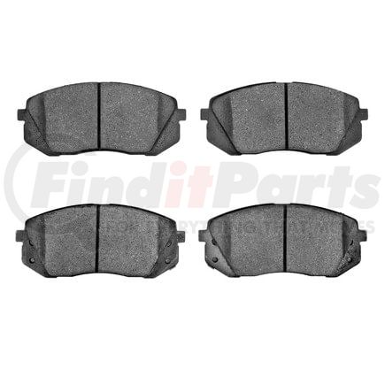 1311-1295-00 by DYNAMIC FRICTION COMPANY - 3000 Semi-Metallic Brake Pads