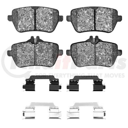 1600-1689-01 by DYNAMIC FRICTION COMPANY - 5000 Euro Ceramic Pad and Hardware Kit