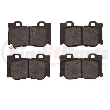 1311-1347-00 by DYNAMIC FRICTION COMPANY - 3000 Semi-Metallic Brake Pads