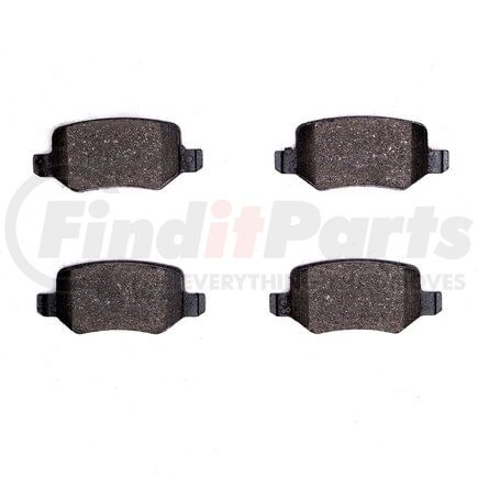 1311-1358-00 by DYNAMIC FRICTION COMPANY - 3000 Semi-Metallic Brake Pads