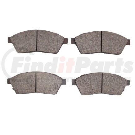 1311-1422-00 by DYNAMIC FRICTION COMPANY - 3000 Semi-Metallic Brake Pads