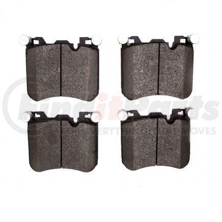 1311-1429-00 by DYNAMIC FRICTION COMPANY - 3000 Semi-Metallic Brake Pads