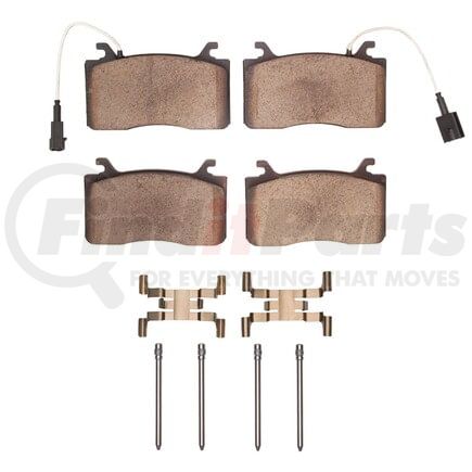 1600-2052-01 by DYNAMIC FRICTION COMPANY - 5000 Euro Ceramic Pad and Hardware Kit