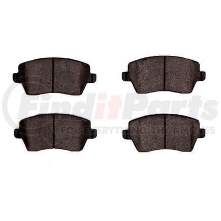 1311-1435-00 by DYNAMIC FRICTION COMPANY - 3000 Semi-Metallic Brake Pads