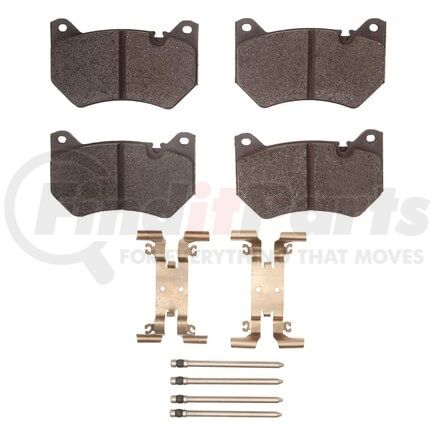 1600-2139-01 by DYNAMIC FRICTION COMPANY - DFC EURO 5000 Ceramic Pad and Hardware Kit
