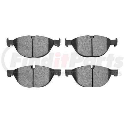 1311-1448-00 by DYNAMIC FRICTION COMPANY - 3000 Semi-Metallic Brake Pads