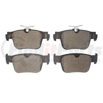 1600-2433-00 by DYNAMIC FRICTION COMPANY - Disc Brake Pad Set - 5000 Euro Ceramic Brake Pads